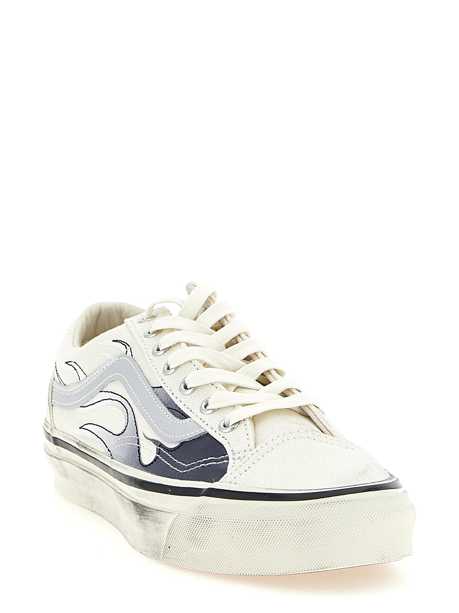 Premium Old Skool 36 Sneakers Silver Canvas