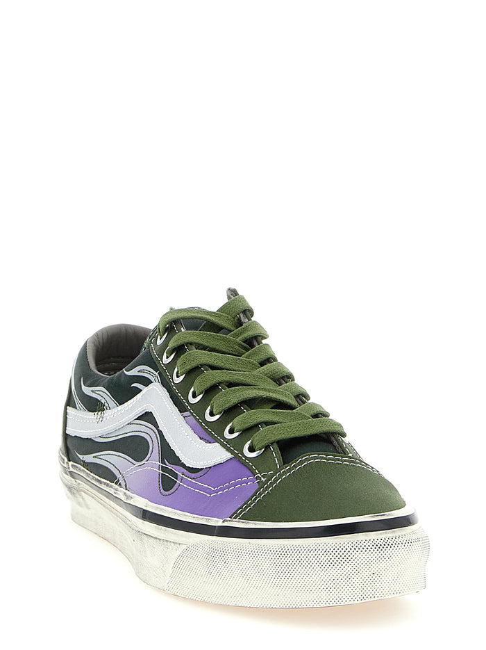Premium Old Skool 36 Sneakers Green Silk