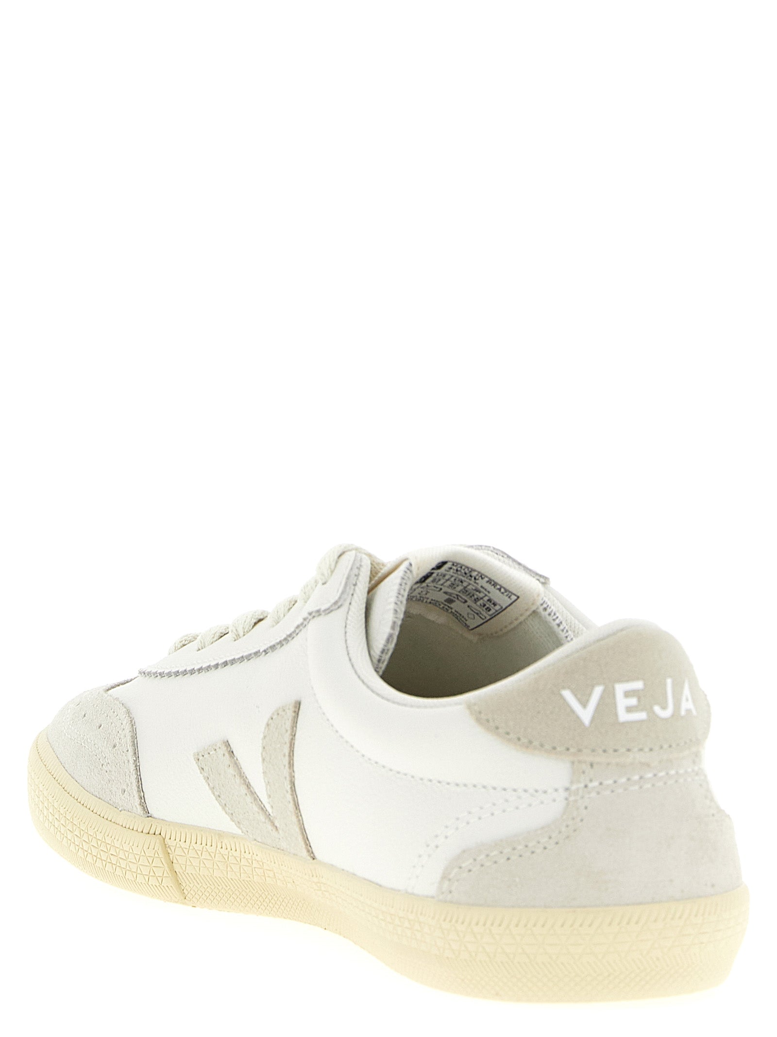 Volley sneakers Beige Organic Traced Leather