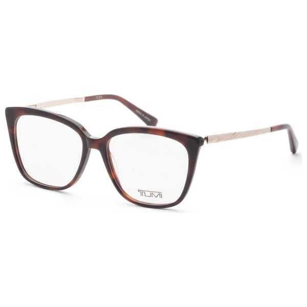 Tumi Womens 53mm Dark Havana Eyeglasses Vtu520530722 One Color Sunglasses