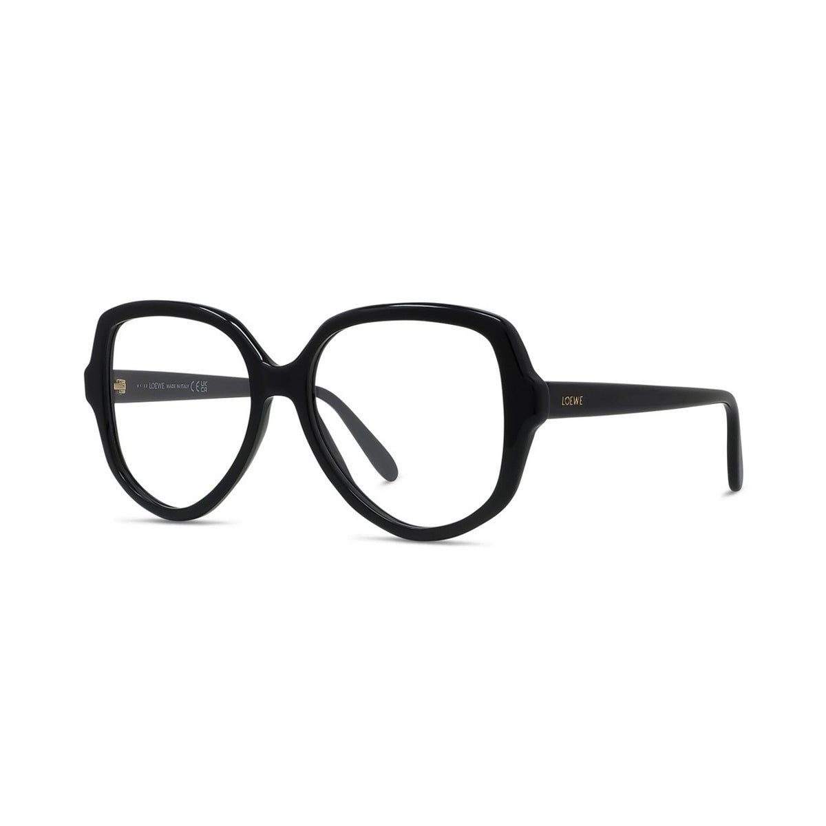 LW50078i Linea THIN 001 Balck Nero Acetate Occhiali Vista