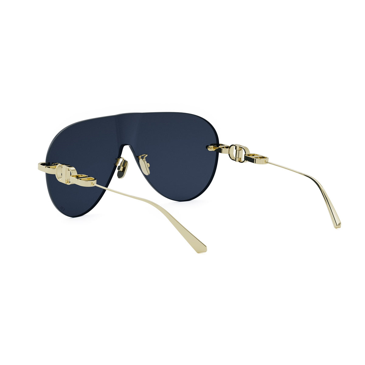 CD Chain M2U B0B0 Gold Blu Metal Occhiali Da Sole