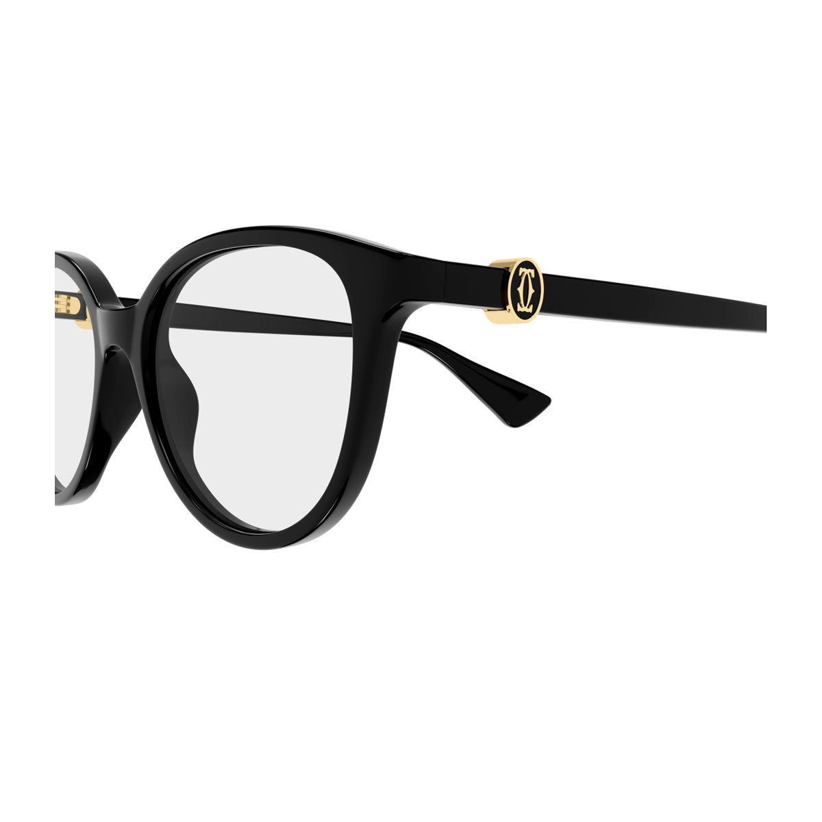 Cartier CT0643O C de 001 Black Nero Recycled Acetate Occhiali Da Vista