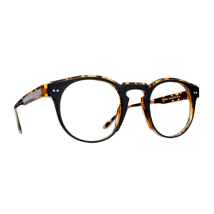 Talla Ghello 9015 Havana Black Marrone Acetate Occhiali Da Vista