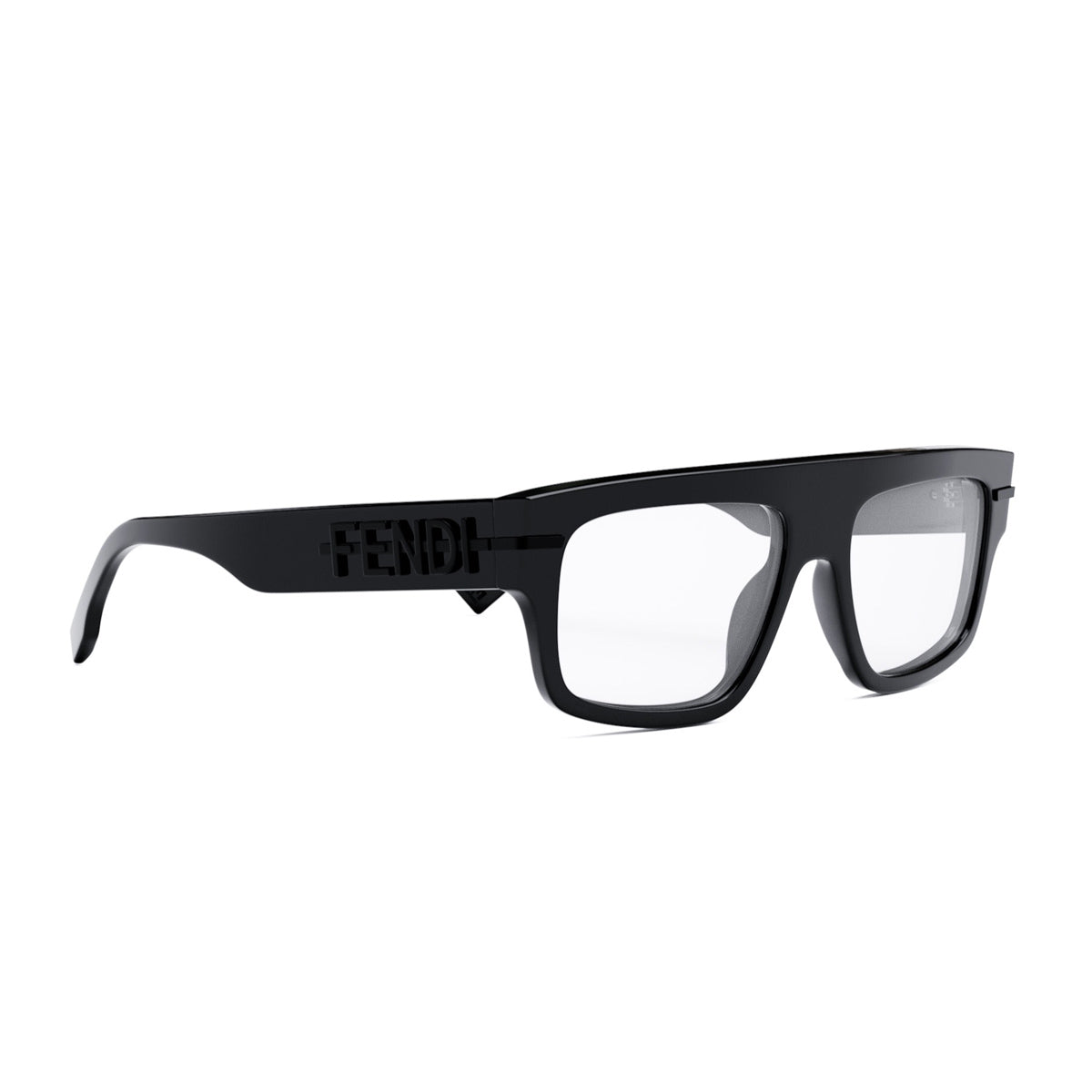 Fendi FE50062I Fendigraphy 001 Black Nero Acetate Occhiali Da Vista