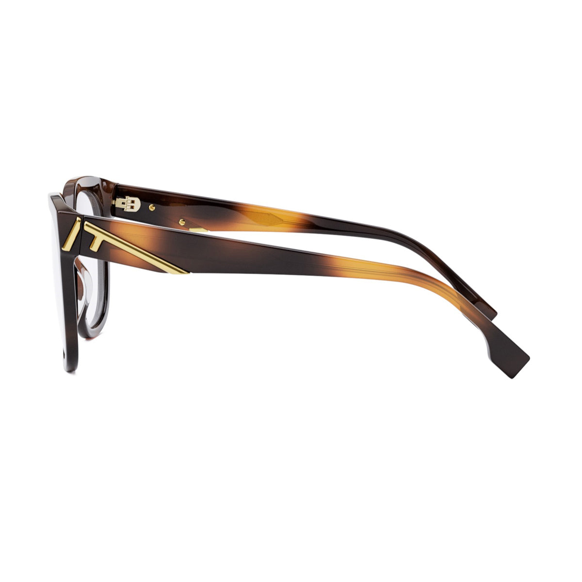 FE50064I Fendi First 053 Havana Marrone Acetate Occhiali Da Vista