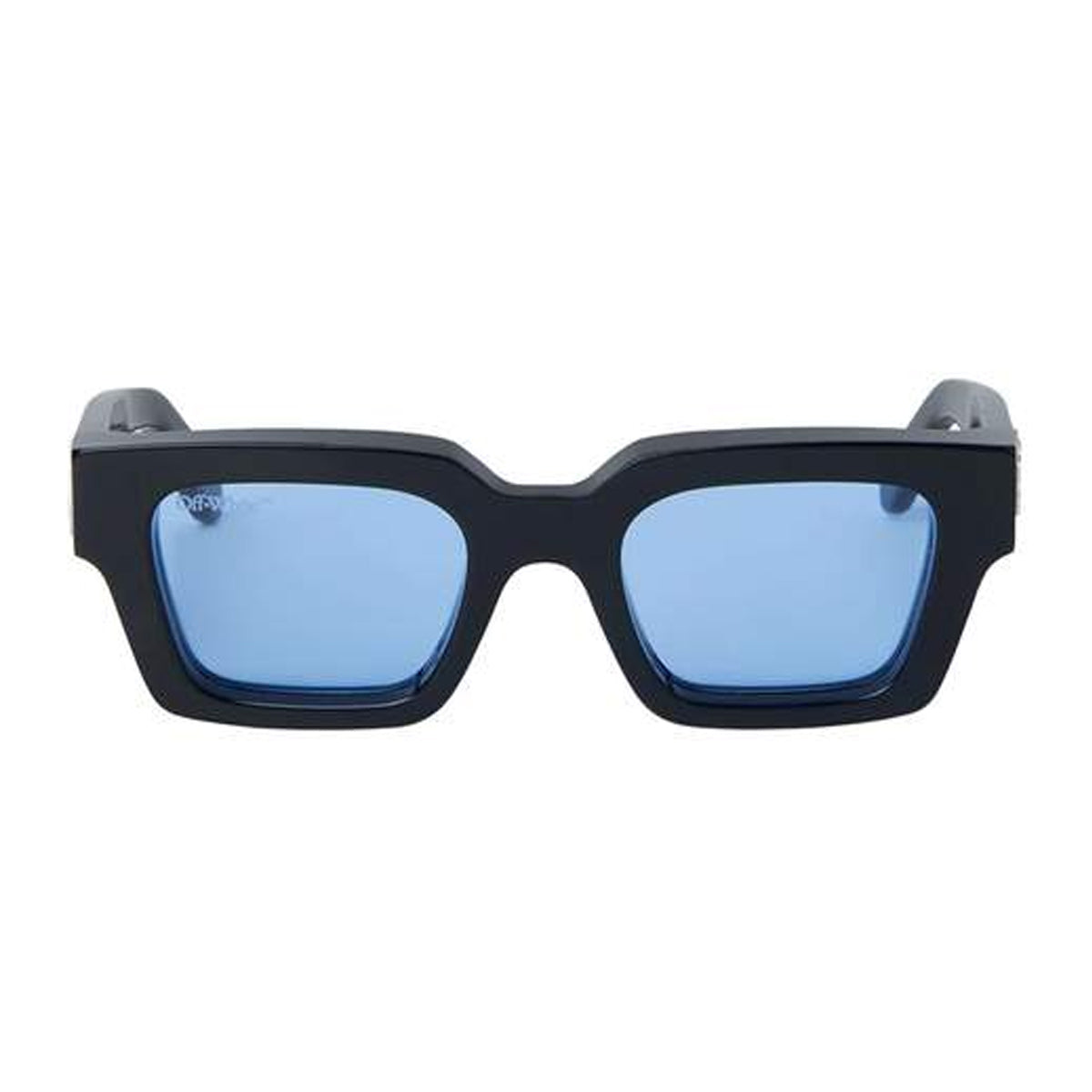 Off White OERI008 VIRGIL L 1045 Black Blue Nero Acetate Occhiali Da Sole