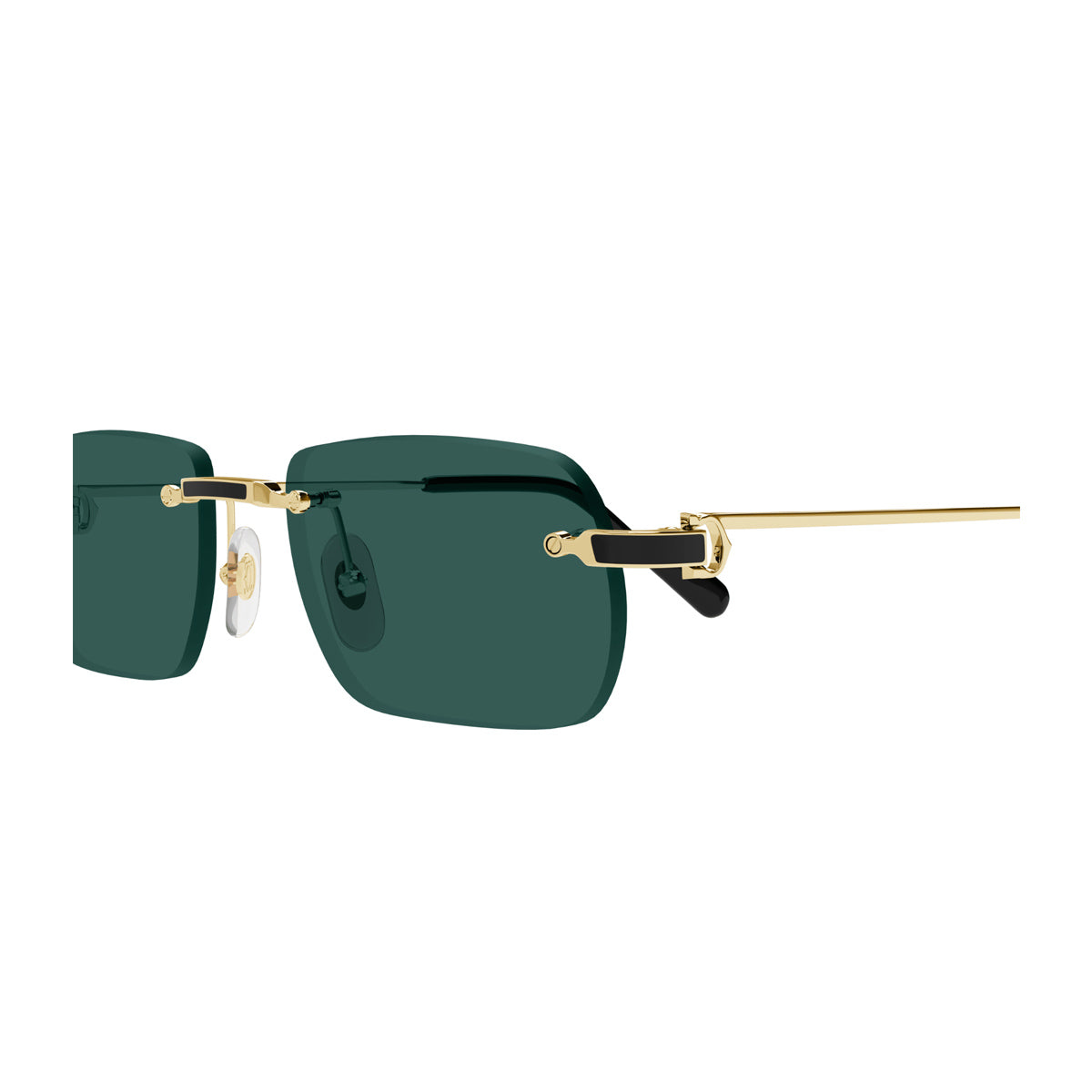 Cartier CT0498S C de 003 Gold Green Oro Metal Occhiali Da Sole