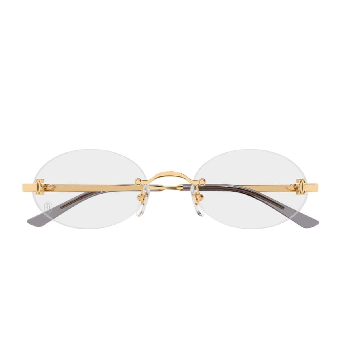 Cartier CT0594O Double C de 001 Gold Oro Metal Occhiali Da Vista