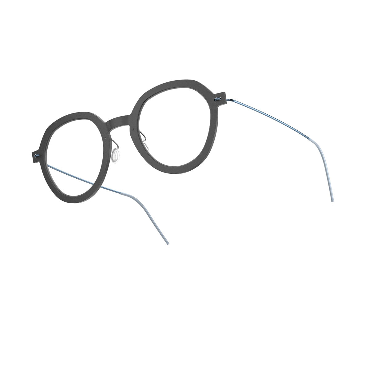 Lindberg N.O.W. 6636 D15 P85 804 Nero Satinato Turchese Titanium Occhiali Da Vista