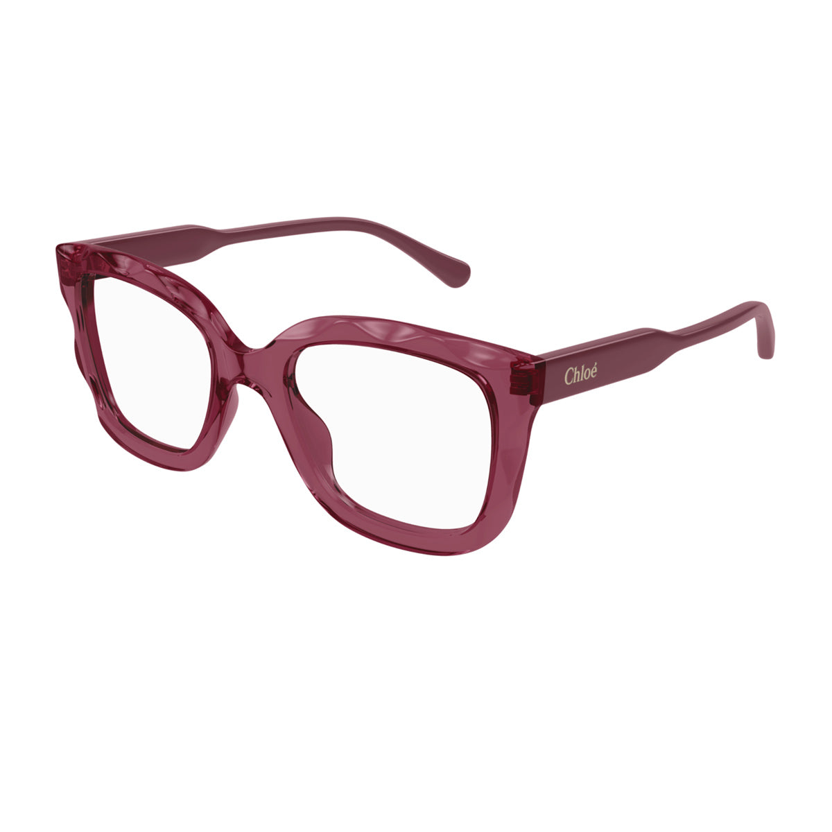 Chloé CH0229O Linea 003 Burgundy Pink Rosso Acetate Occhiali Da Vista