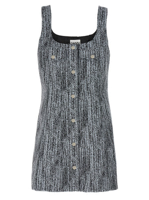 Ganni Tweed Dress