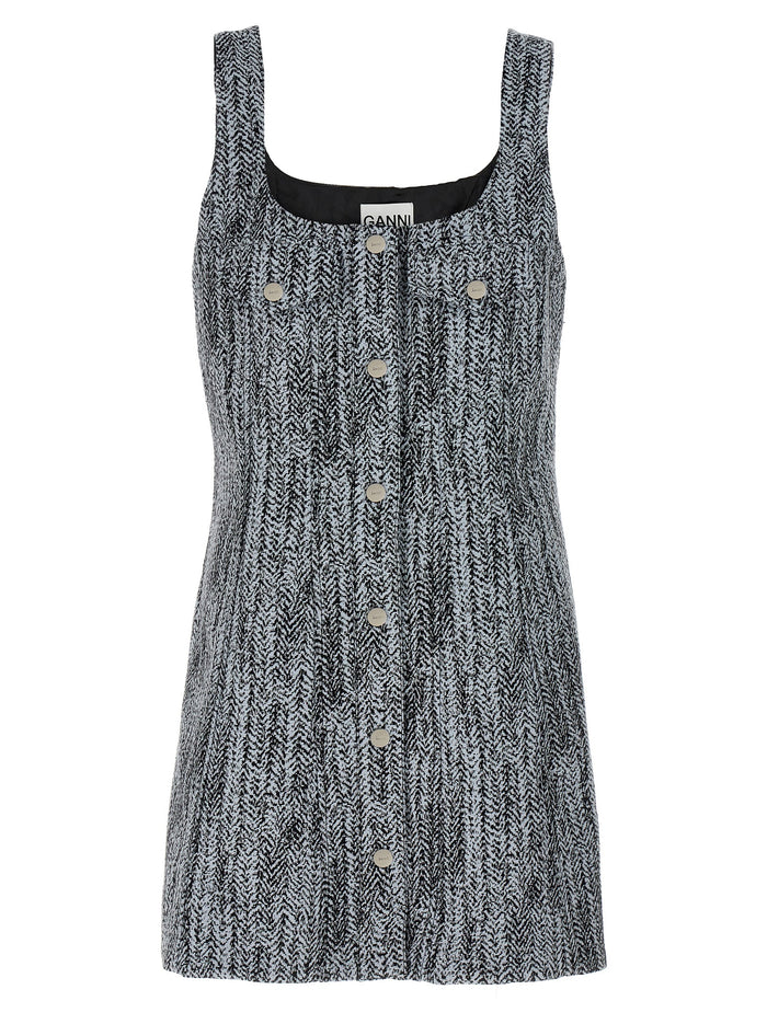 Tweed dress Multicolor Cotton