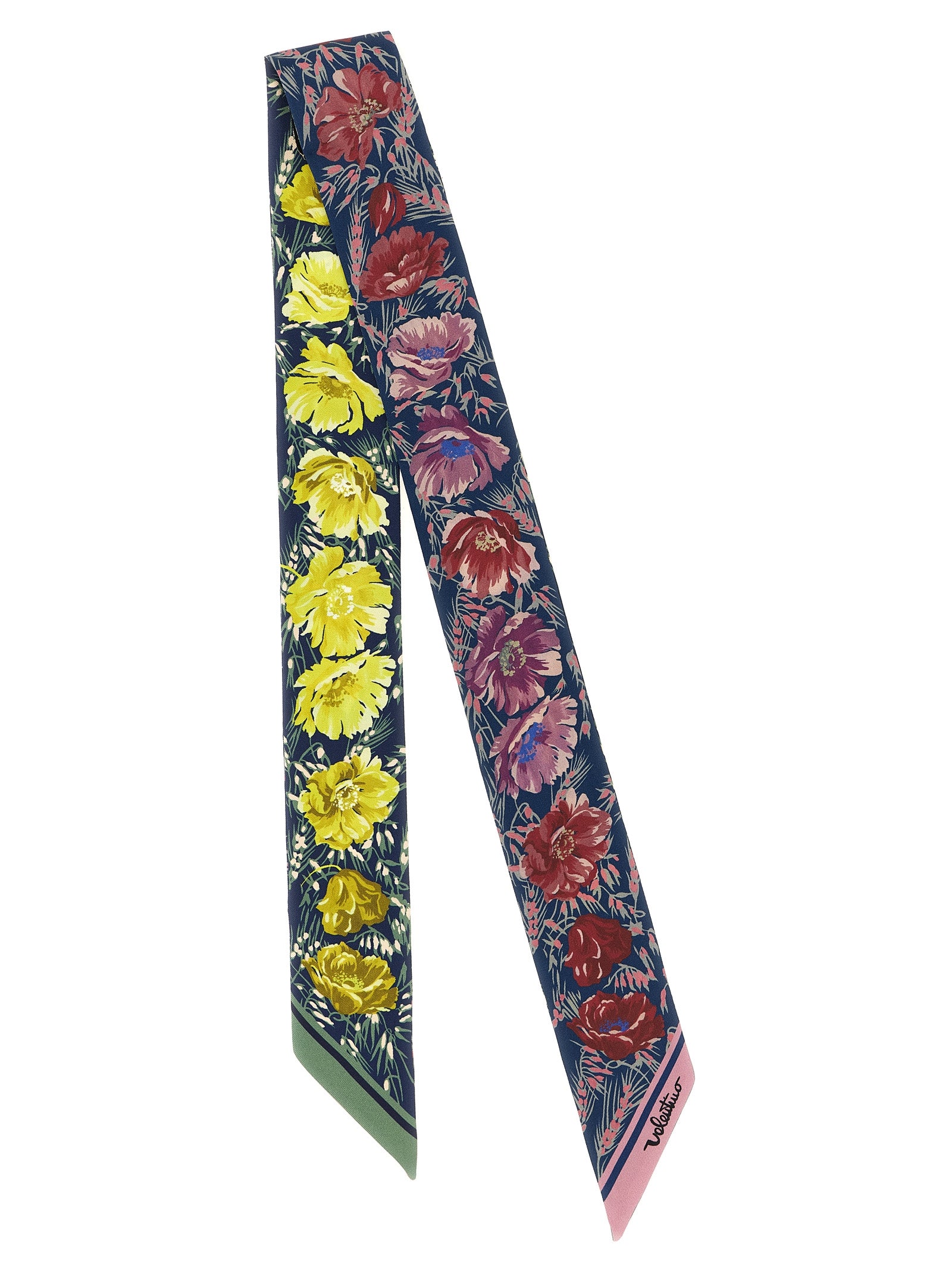 Bandeau Valentino Garavani Apres Lhiver-Poppies Multicolor Silk Scarves, Foulards
