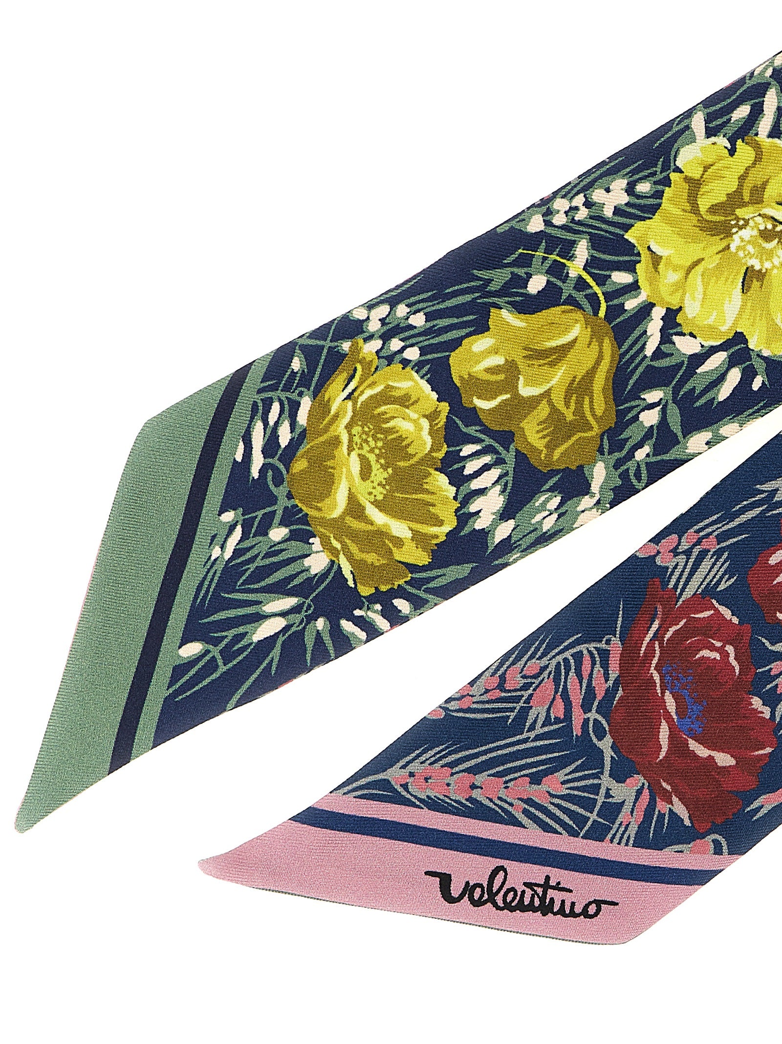 Bandeau Valentino Garavani Apres Lhiver-Poppies Multicolor Silk Scarves, Foulards