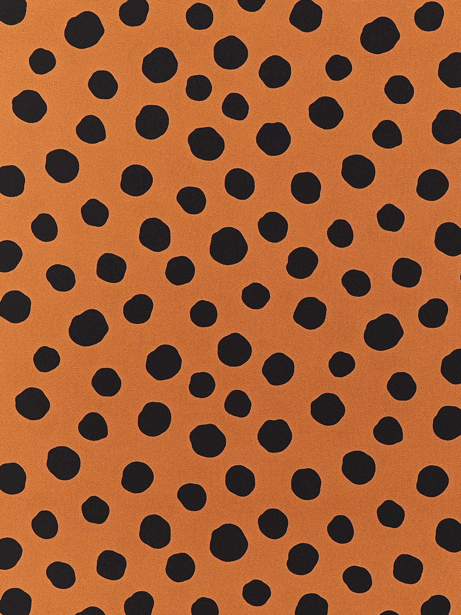 Valentino Garavani Pois Dalmata Scarf Brown Silk Scarves, Foulards