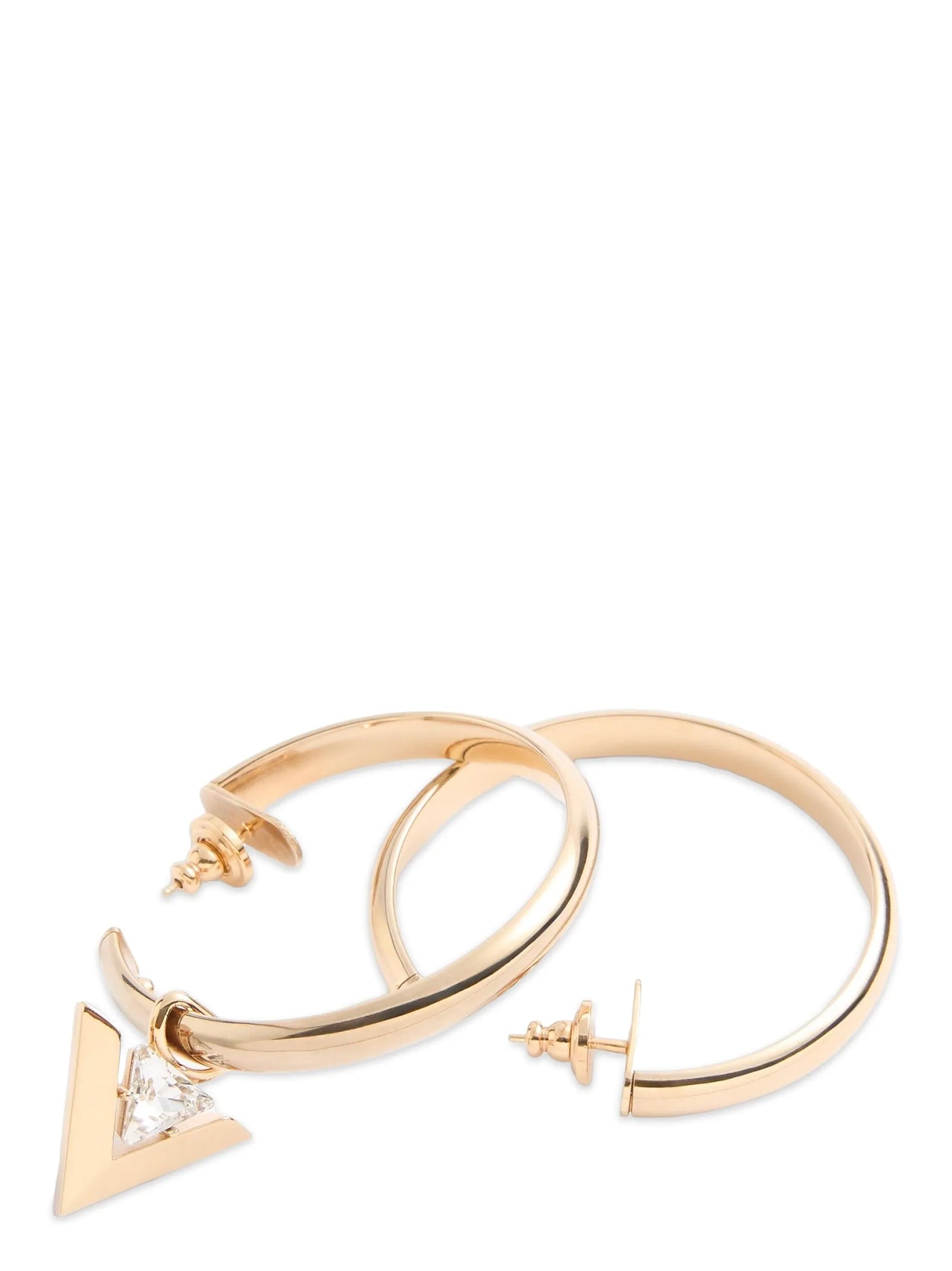 Valentino Garavani Je les V hoop earrings Gold Brass Jewelry