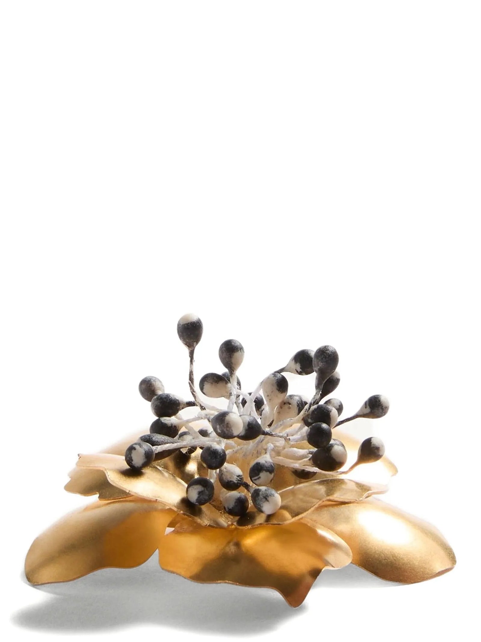 Fleur Lumineuse Small Brooch Gold Brass Jewelry