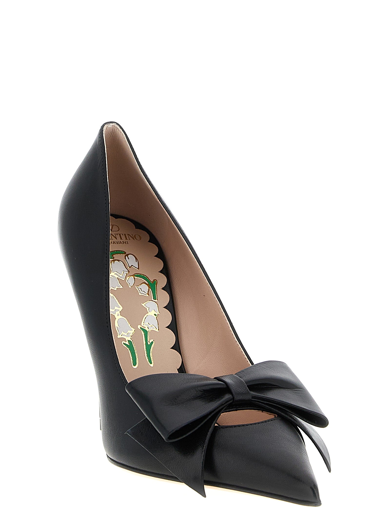 Valentino Garavani Bowow pumps Black Calf Leather Goat