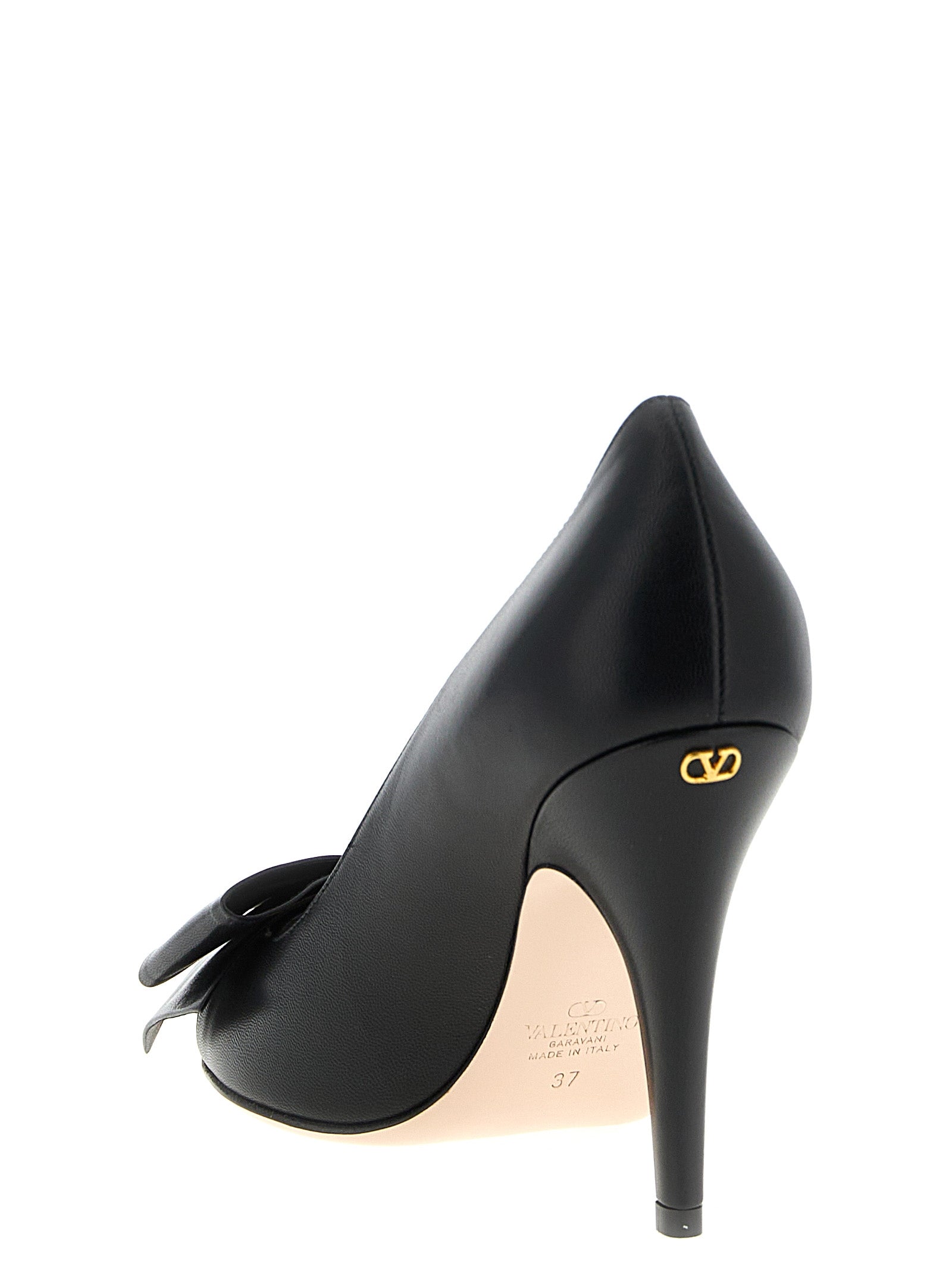 Valentino Garavani Bowow pumps Black Calf Leather Goat