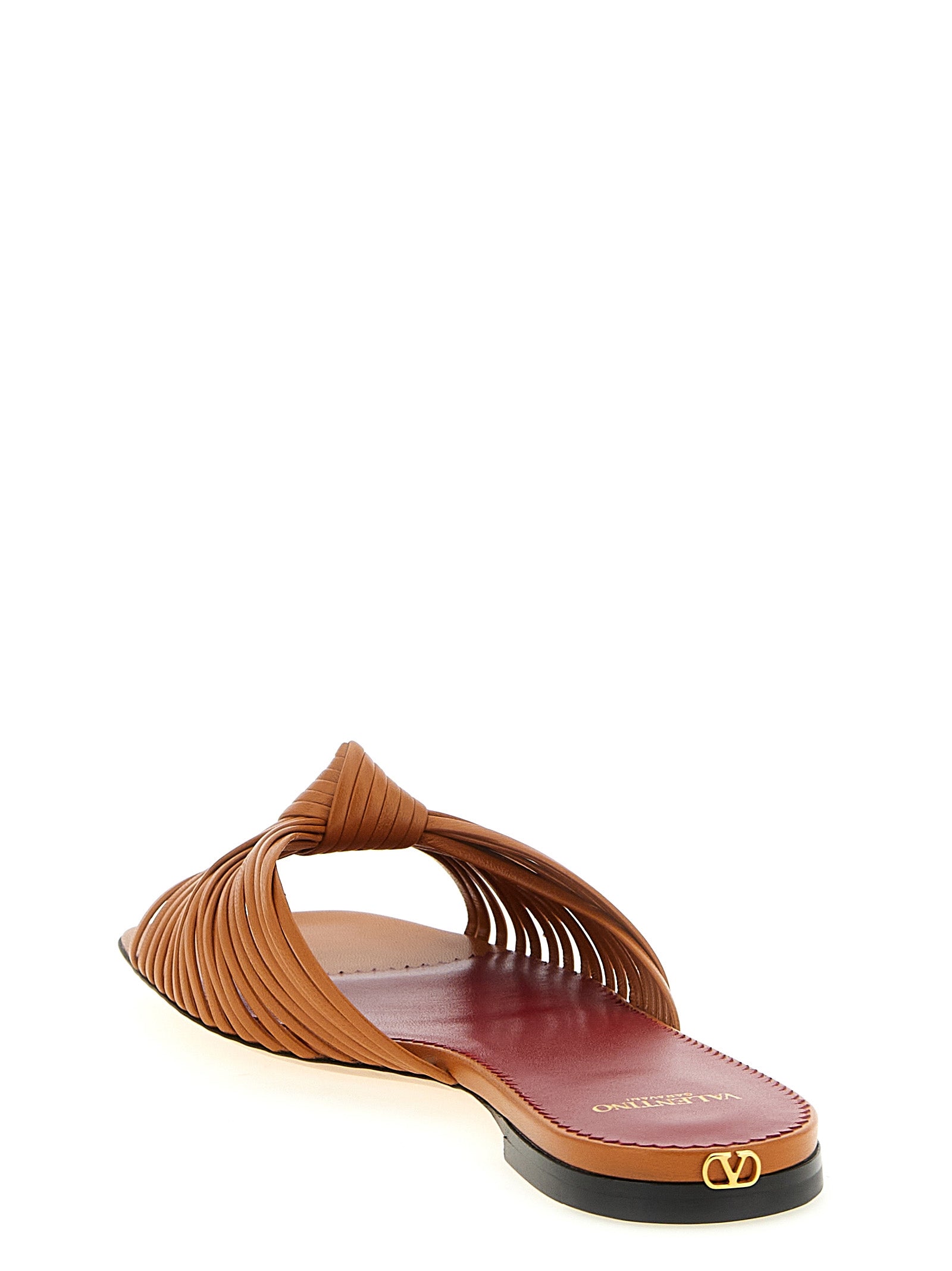 Valentino Garavani Annet Slides Brown Sandal