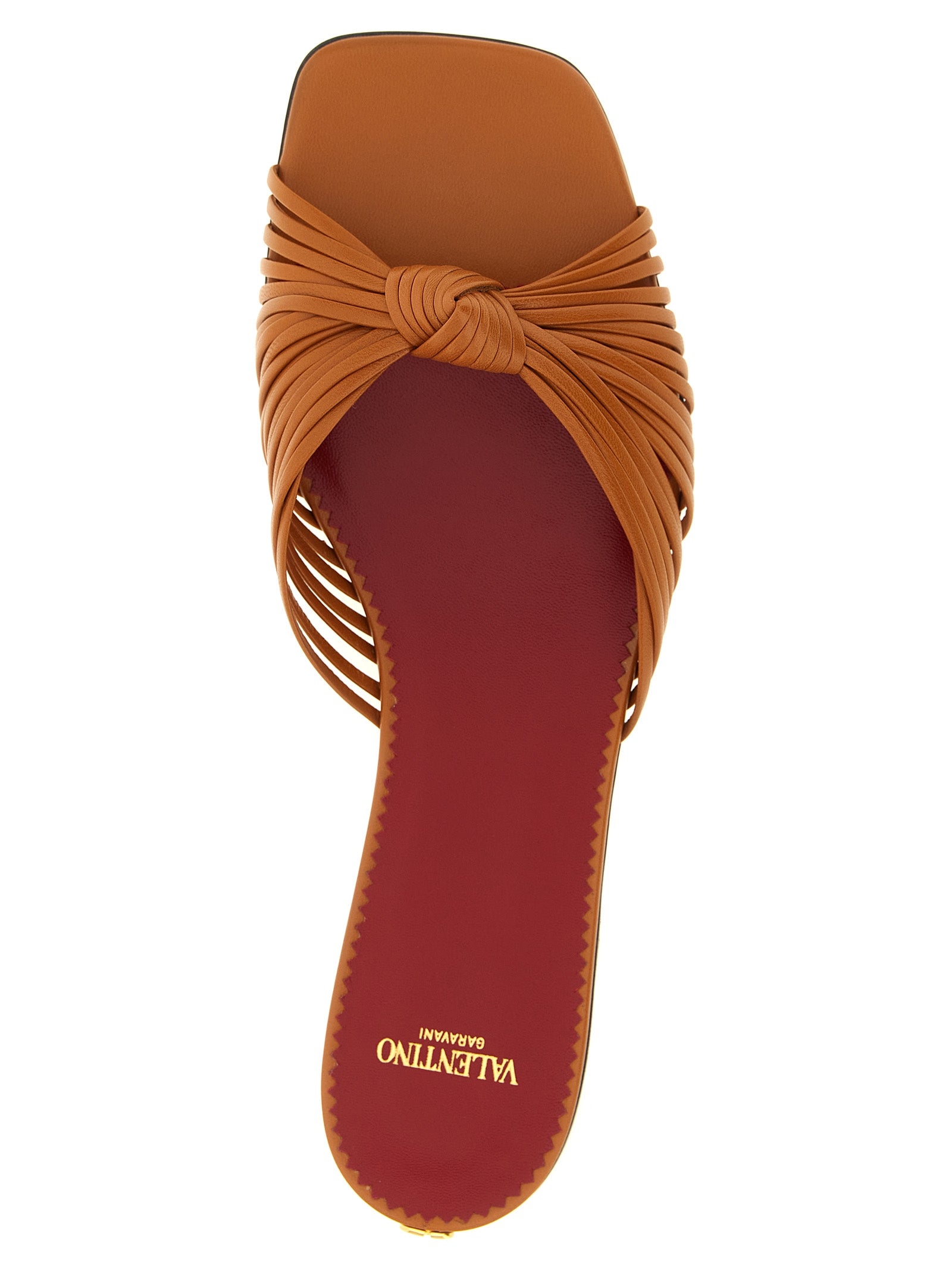 Valentino Garavani Annet Slides Brown Sandal