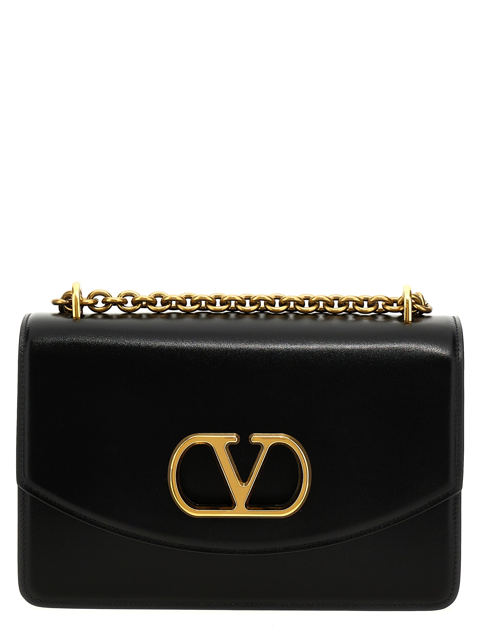Valentino Garavani Vain shoulder bag Black Calfskin Leather (bos Taurus)