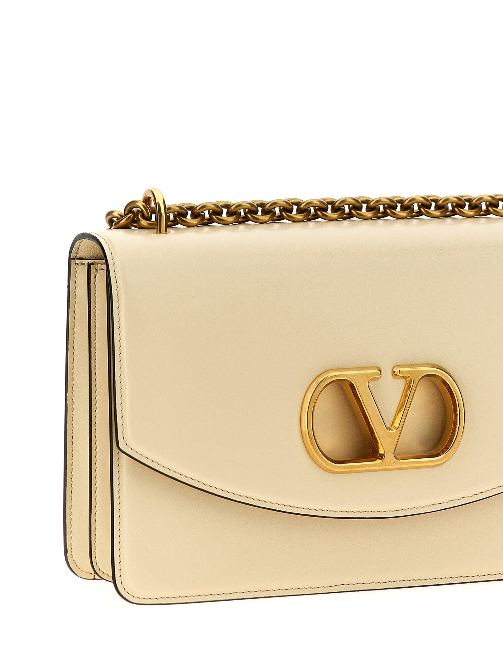 Valentino Garavani Vain shoulder bag White Calfskin Leather (bos Taurus)
