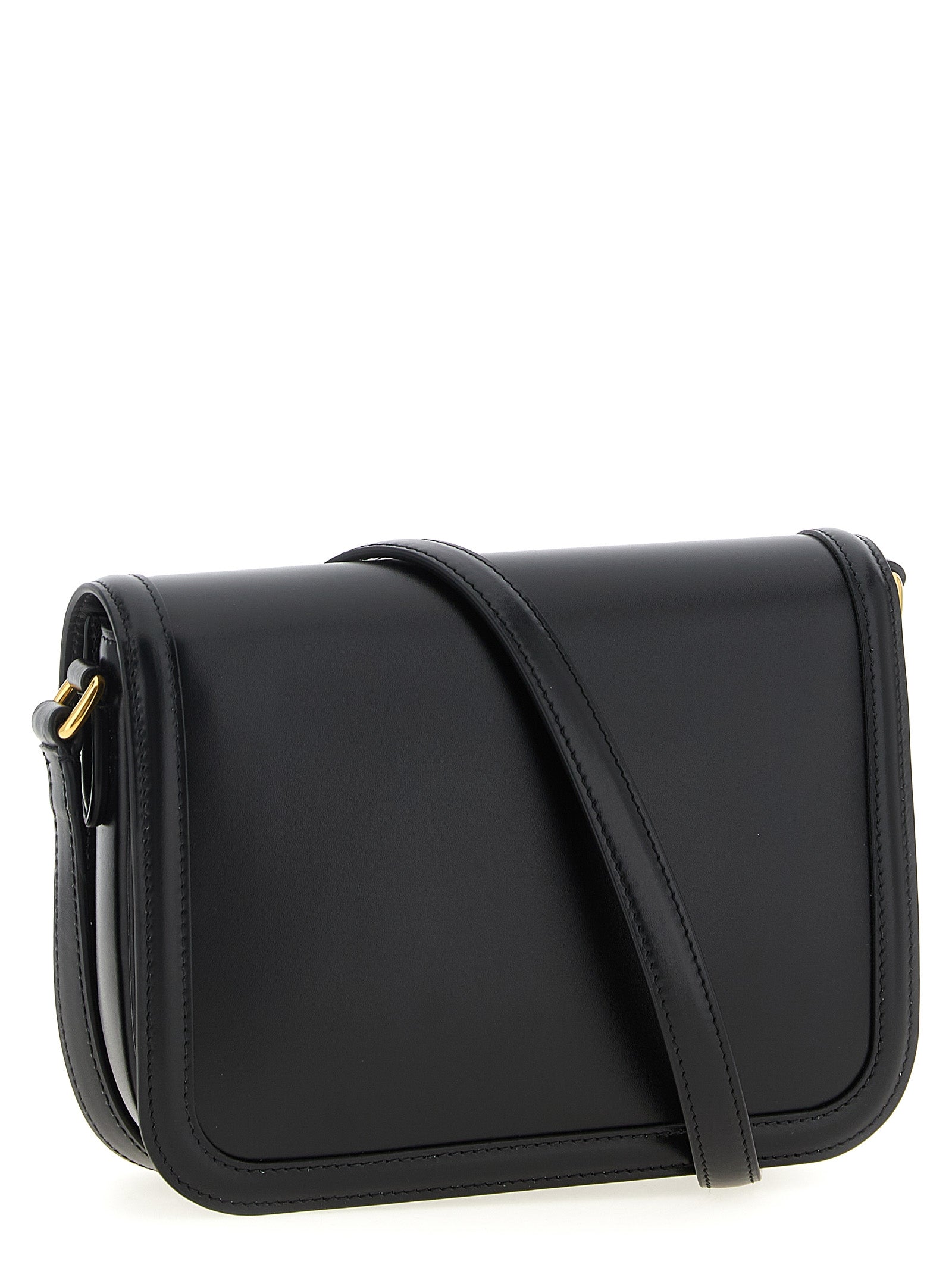 Valentino Garavani 9TO5 small shoulder bag Black Calfskin Leather (bos Taurus) Crossbody