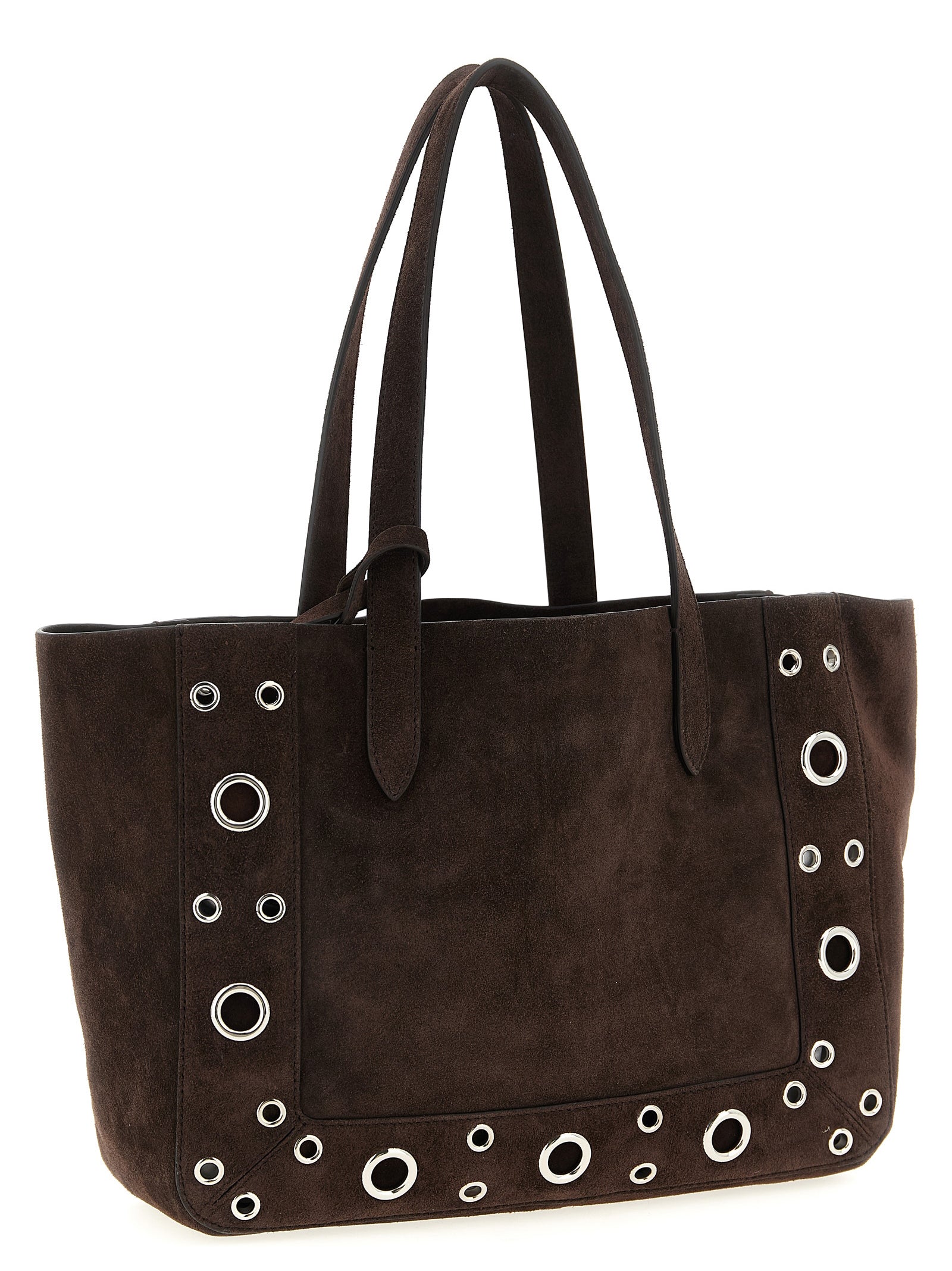 Valentino Garavani Nellcôte Medium Shopping Bag Brown Cow Leather (bos Taurus) Tote