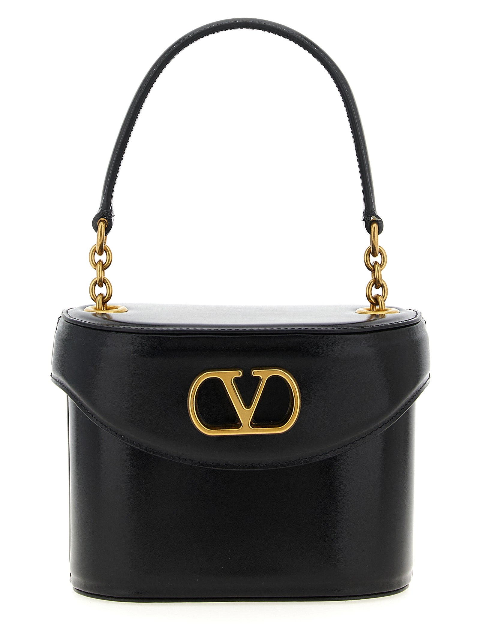 Valentino Garavani Vain mini crossbody bag Black Calfskin Leather (bos Taurus)