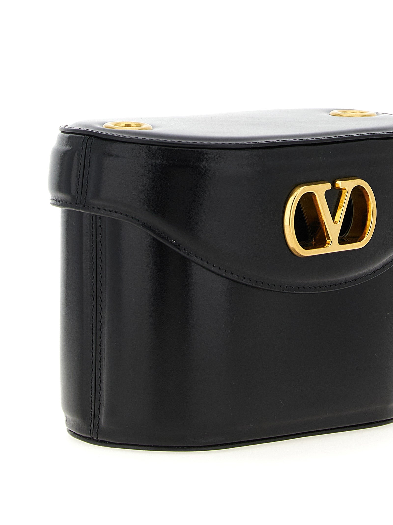 Valentino Garavani Vain mini crossbody bag Black Calfskin Leather (bos Taurus)