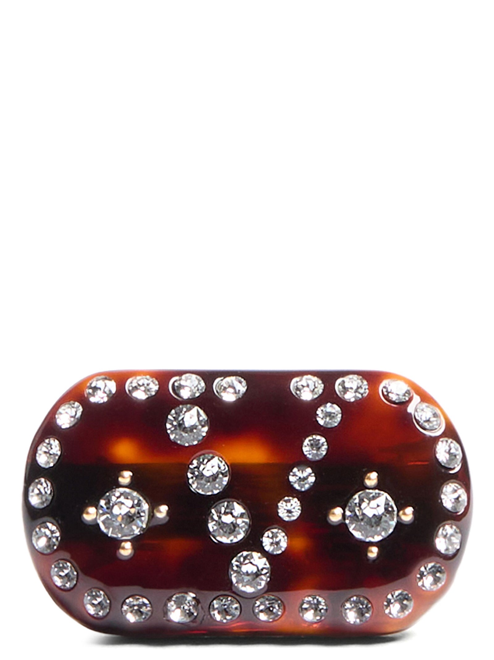 Valentino Garavani hair clip Brown Plastic Materials Accessories