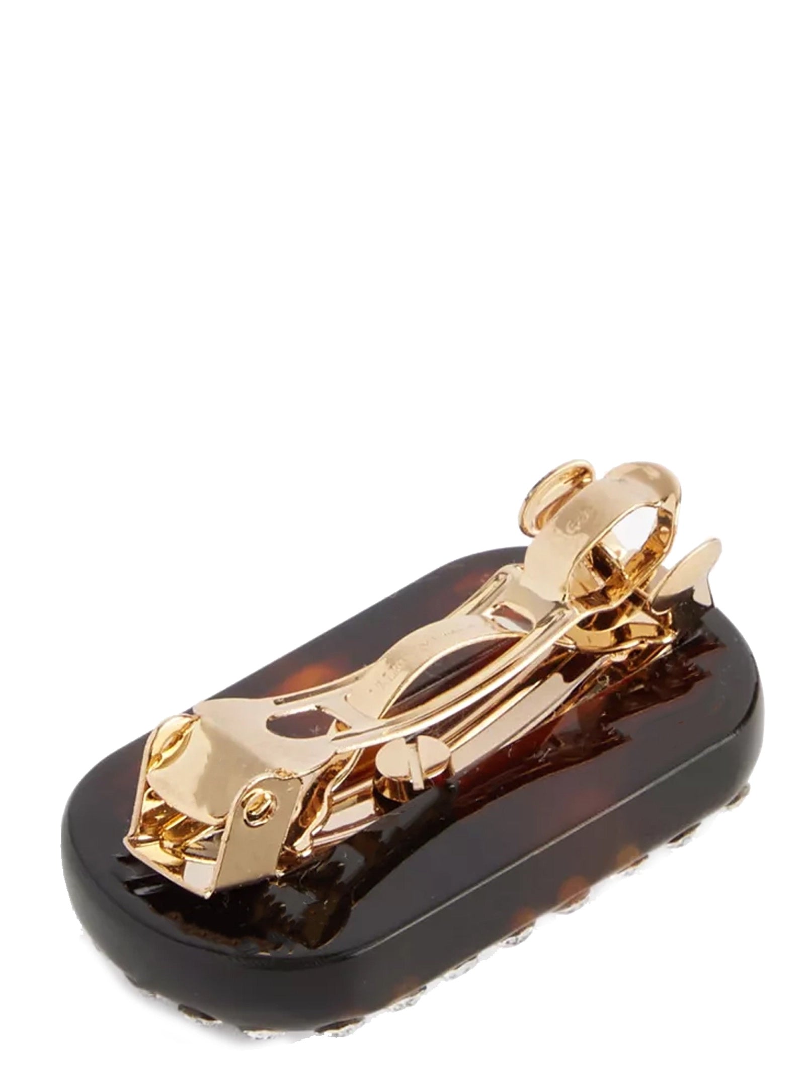 Valentino Garavani hair clip Brown Plastic Materials Accessories
