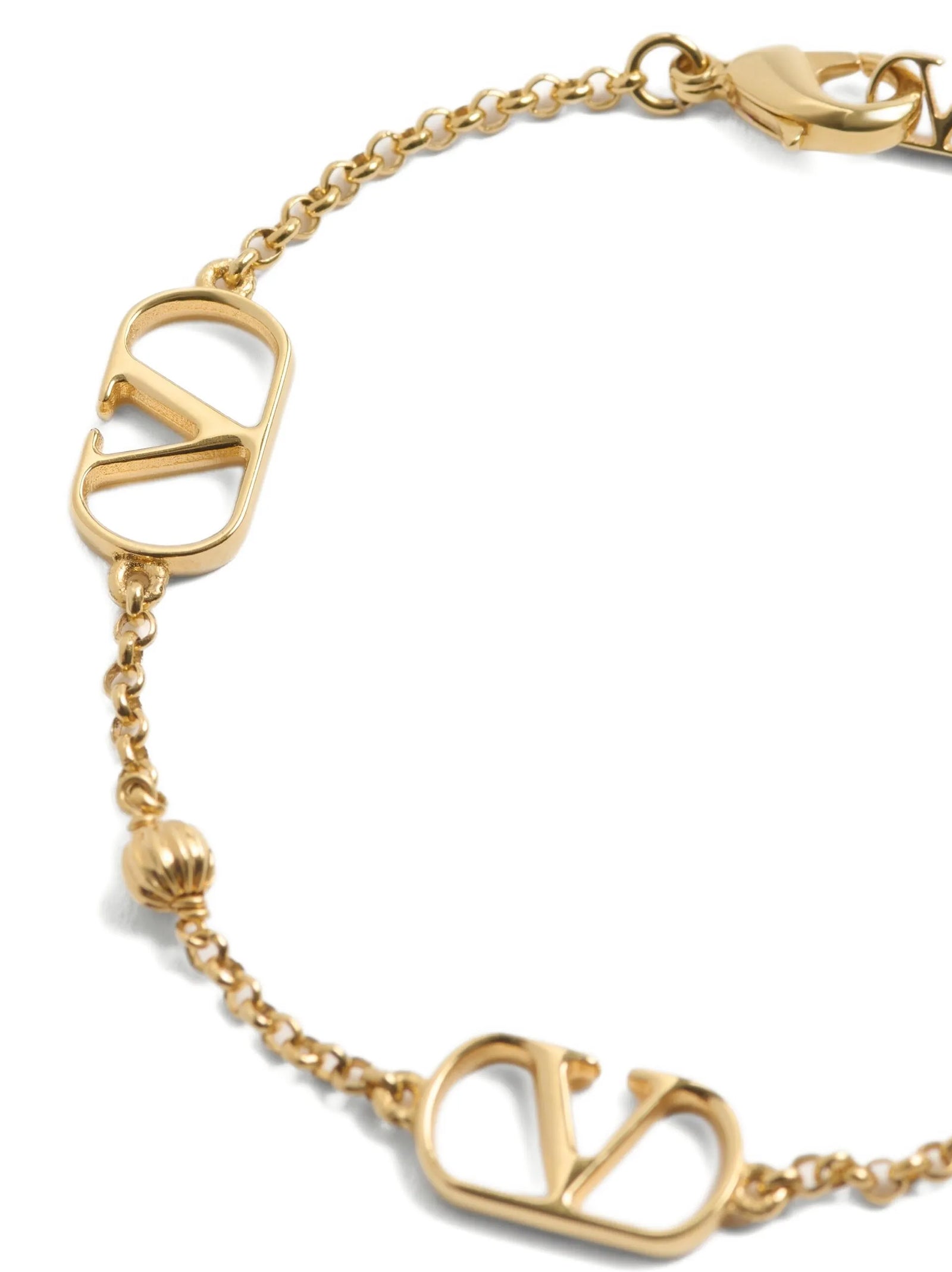 Valentino Garavani Vlogo Bracelet Gold Brass Jewelry