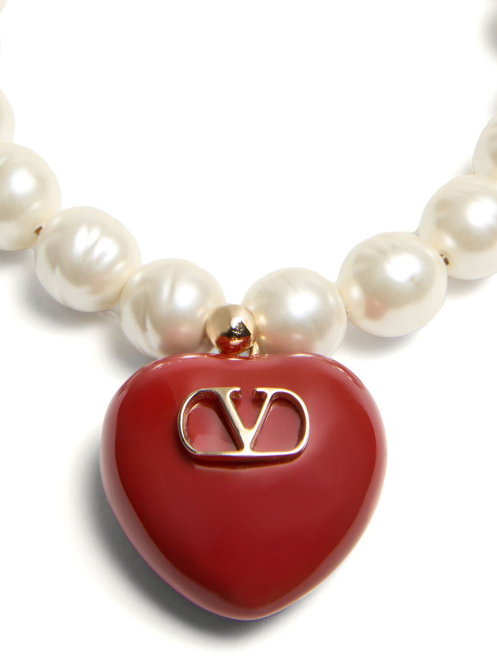 Valentino Garavani Coeur Royal bracelet Red Brass Jewelry
