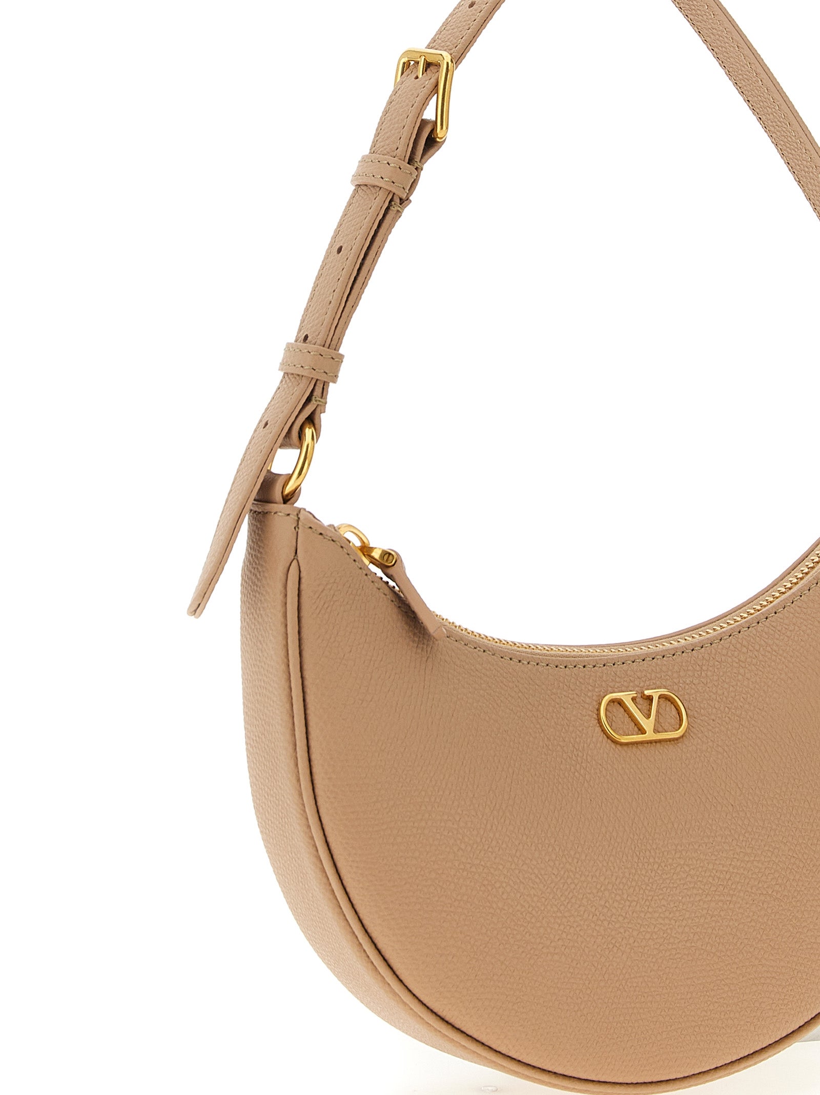 Valentino Garavani Vlogo mini shoulder bag Pink Calfskin Leather (bos Taurus)