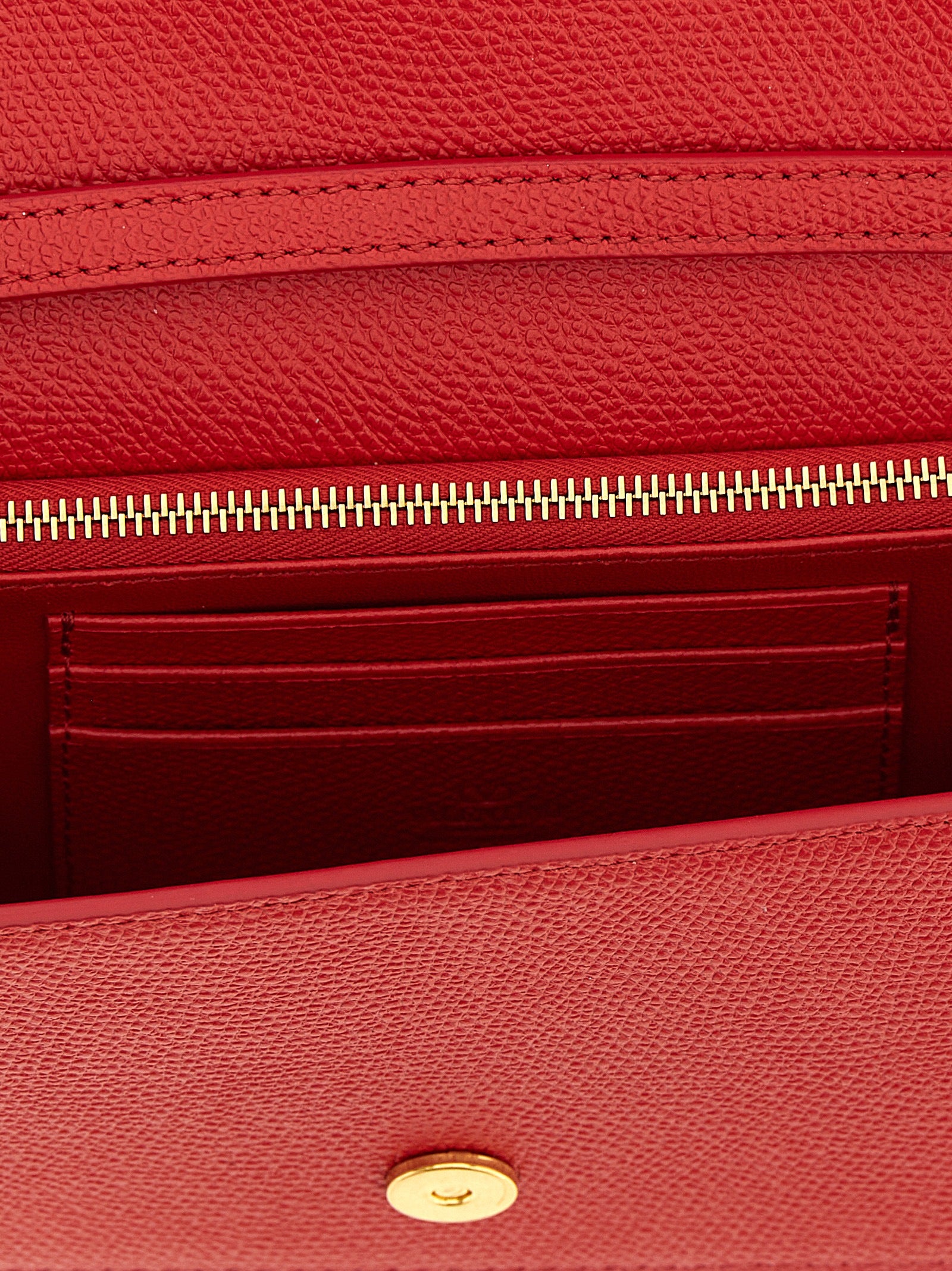 Valentino Garavani VLogo Signature shoulder bag Red Calfskin Leather (bos Taurus)