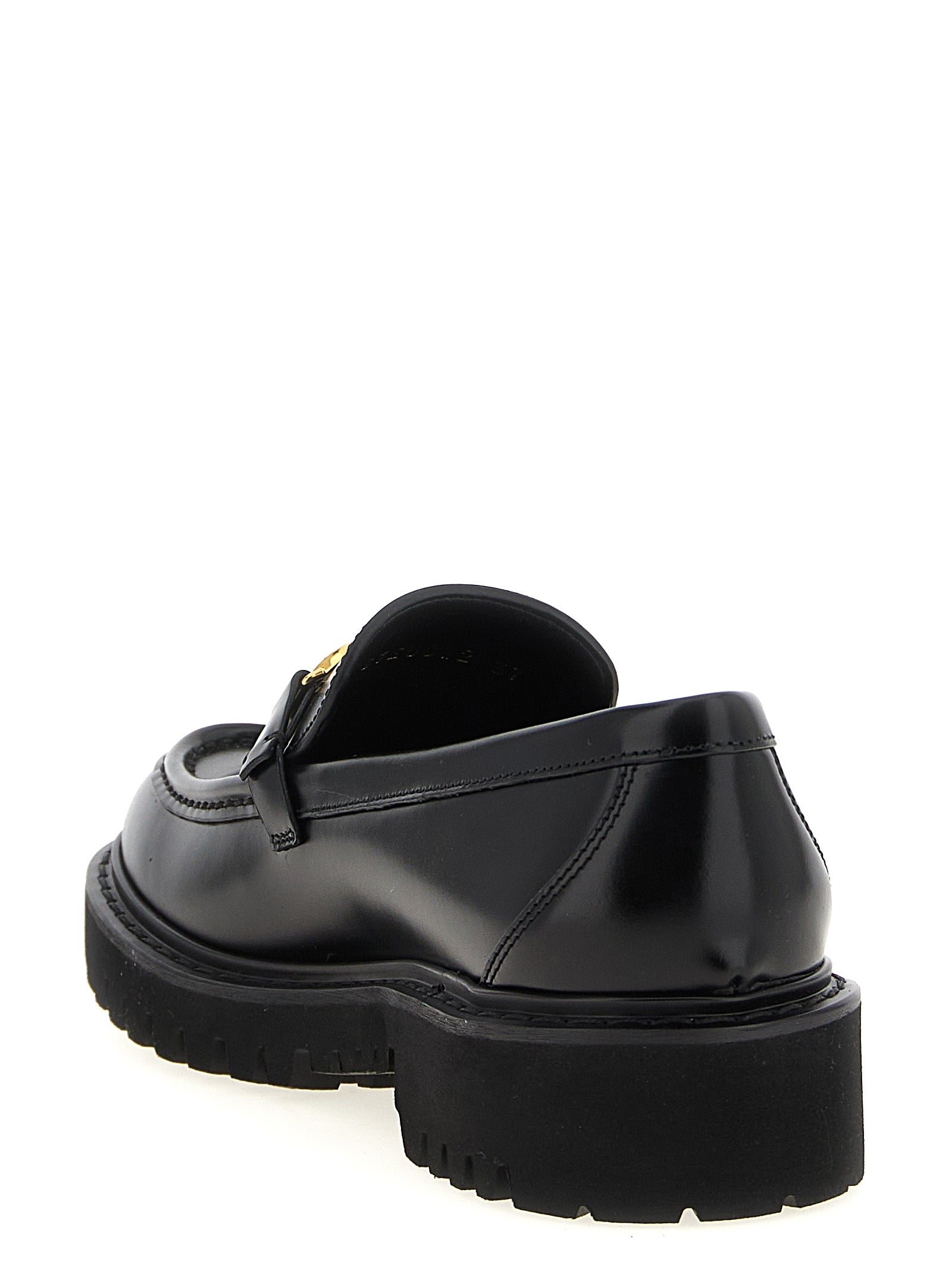 Valentino Garavani VLogo Signature loafers Black Calfskin Leather (bos Taurus)