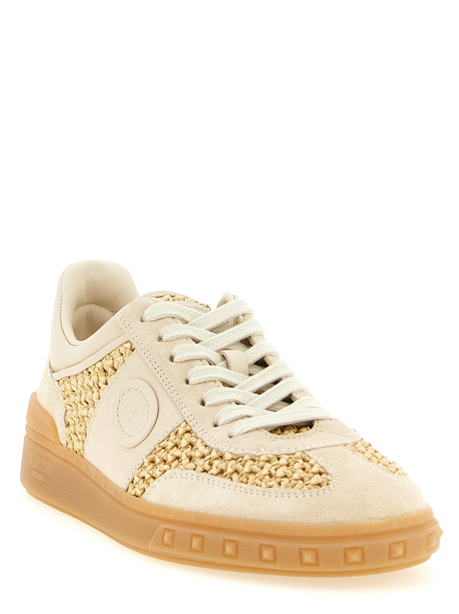 Valentino Garavani Upvillage sneakers Beige Calfskin Leather (bos Taurus)