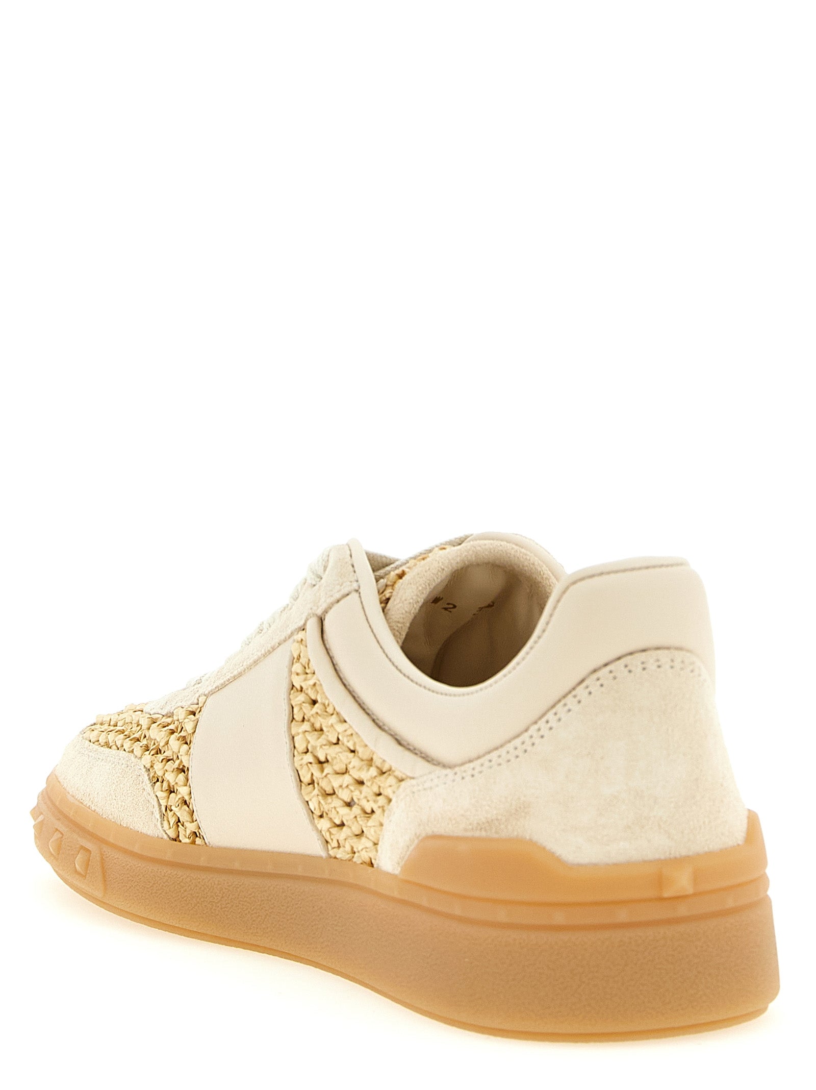 Valentino Garavani Upvillage sneakers Beige Calfskin Leather (bos Taurus)