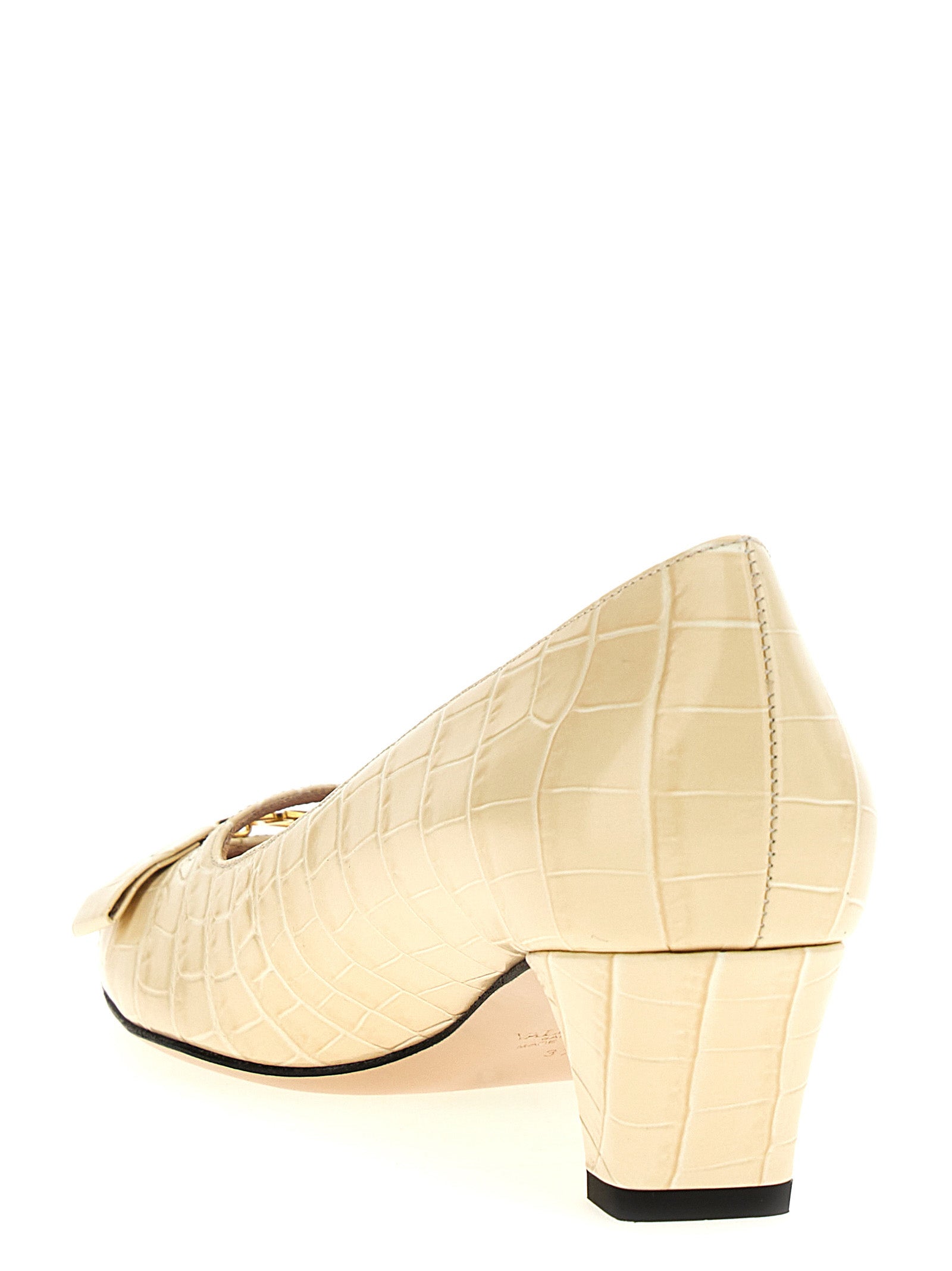Valentino Garavani Bowow pumps White Calfskin Leather (bos Taurus)