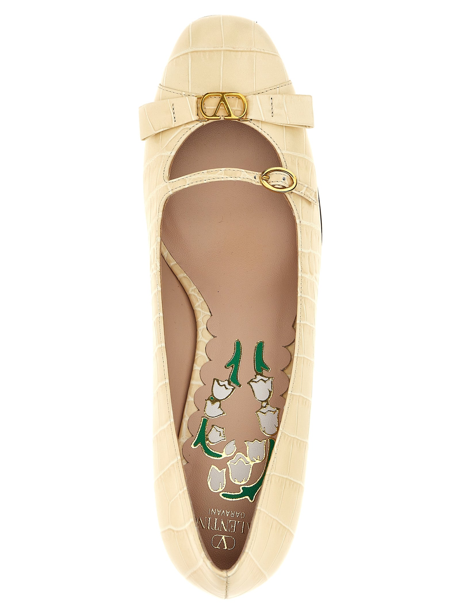 Valentino Garavani Bowow pumps White Calfskin Leather (bos Taurus)