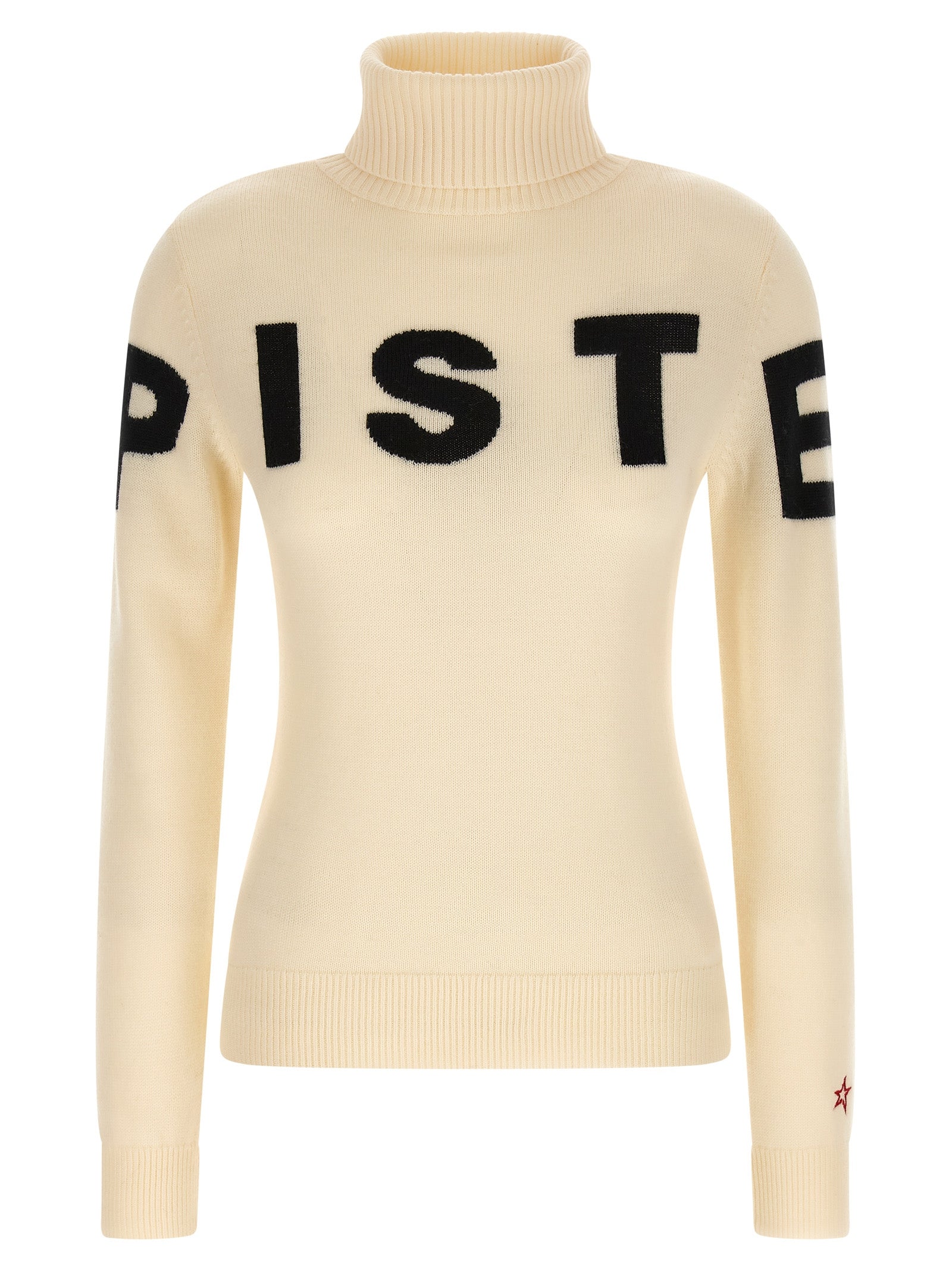 Piste sweater White Merino Wool Sweater, Cardigans
