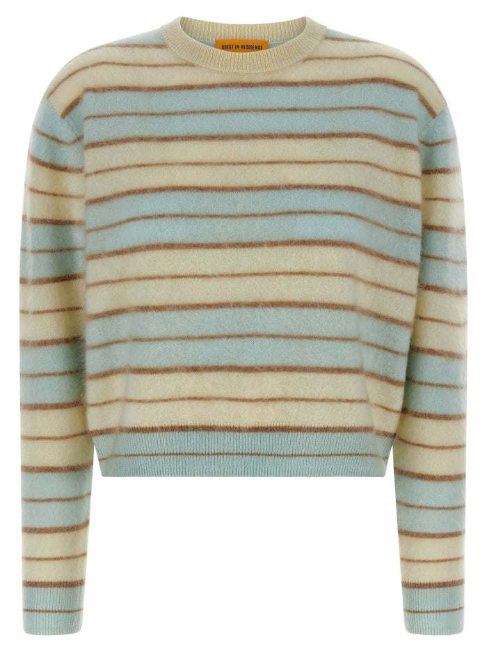 Grizzly Stripe Crew sweater Multicolor Cashmere Sweater, Cardigans