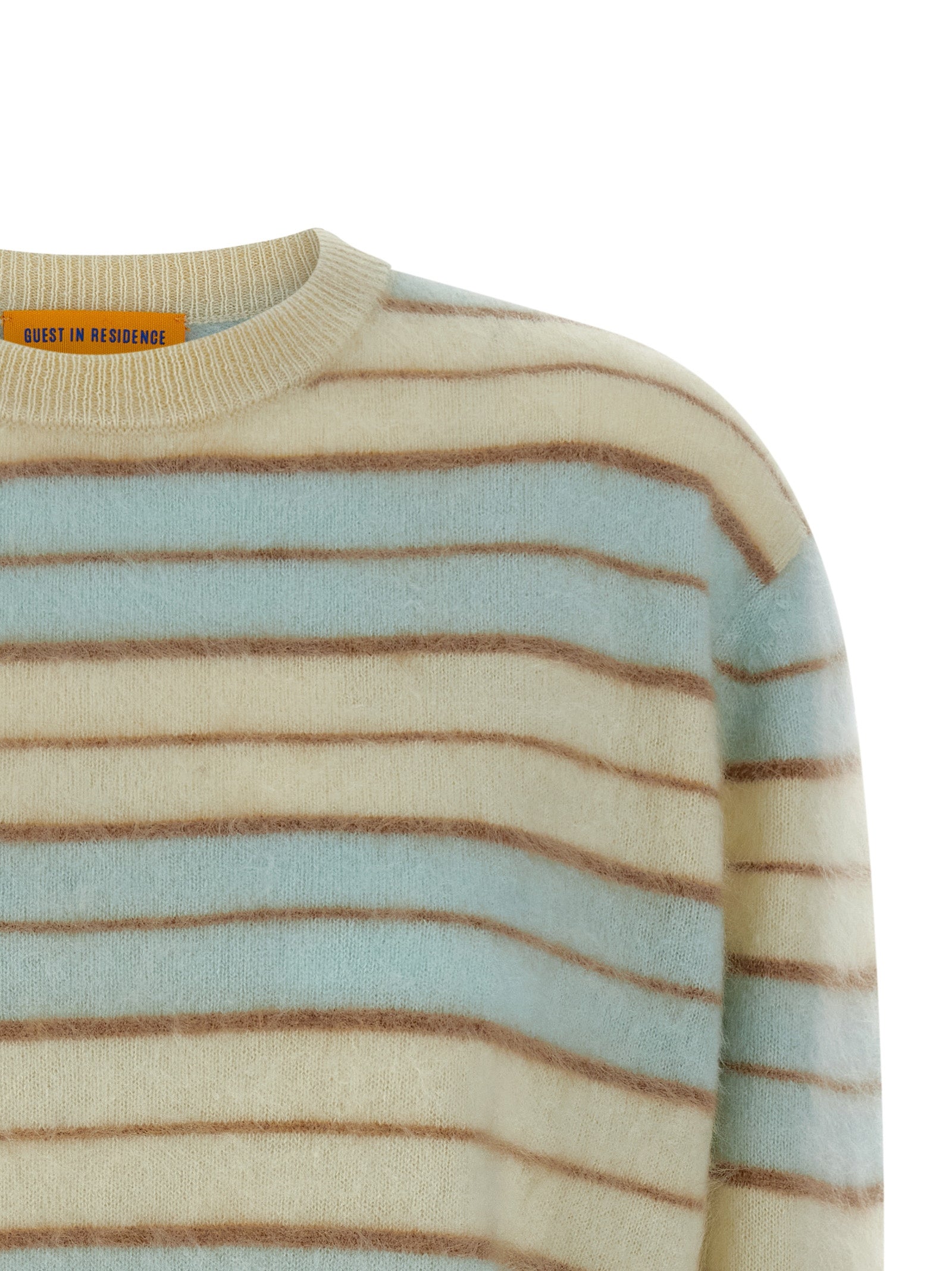 Grizzly Stripe Crew sweater Multicolor Cashmere Sweater, Cardigans