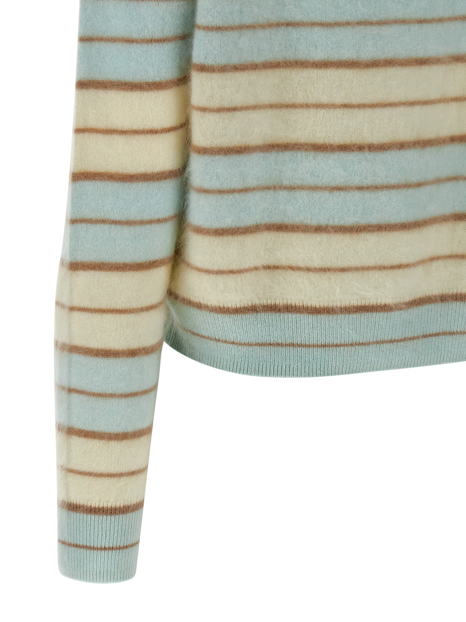 Grizzly Stripe Crew sweater Multicolor Cashmere Sweater, Cardigans