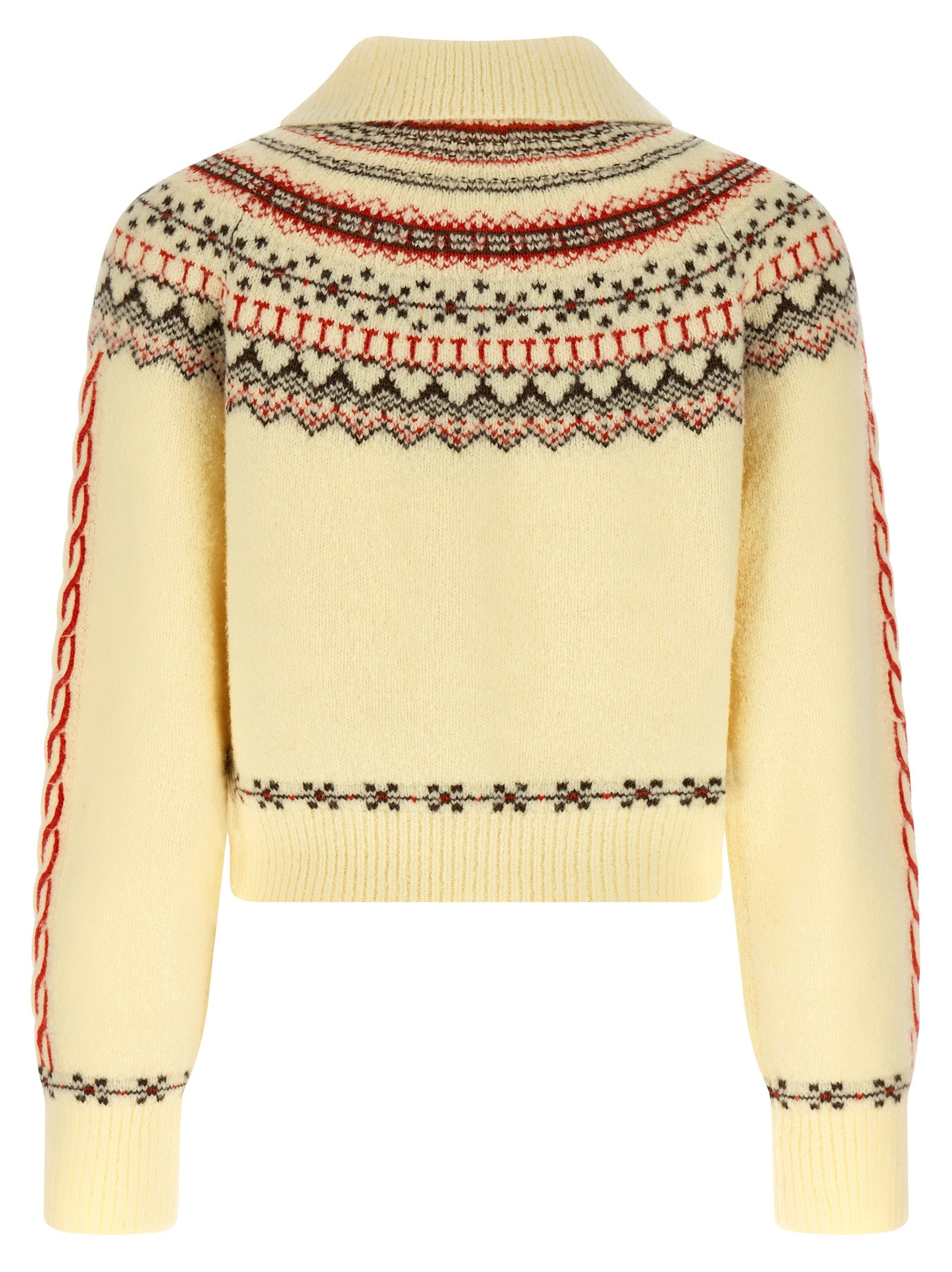 Cloud Chalet cardigan Multicolor Wool Cachemire Sweater, Cardigans