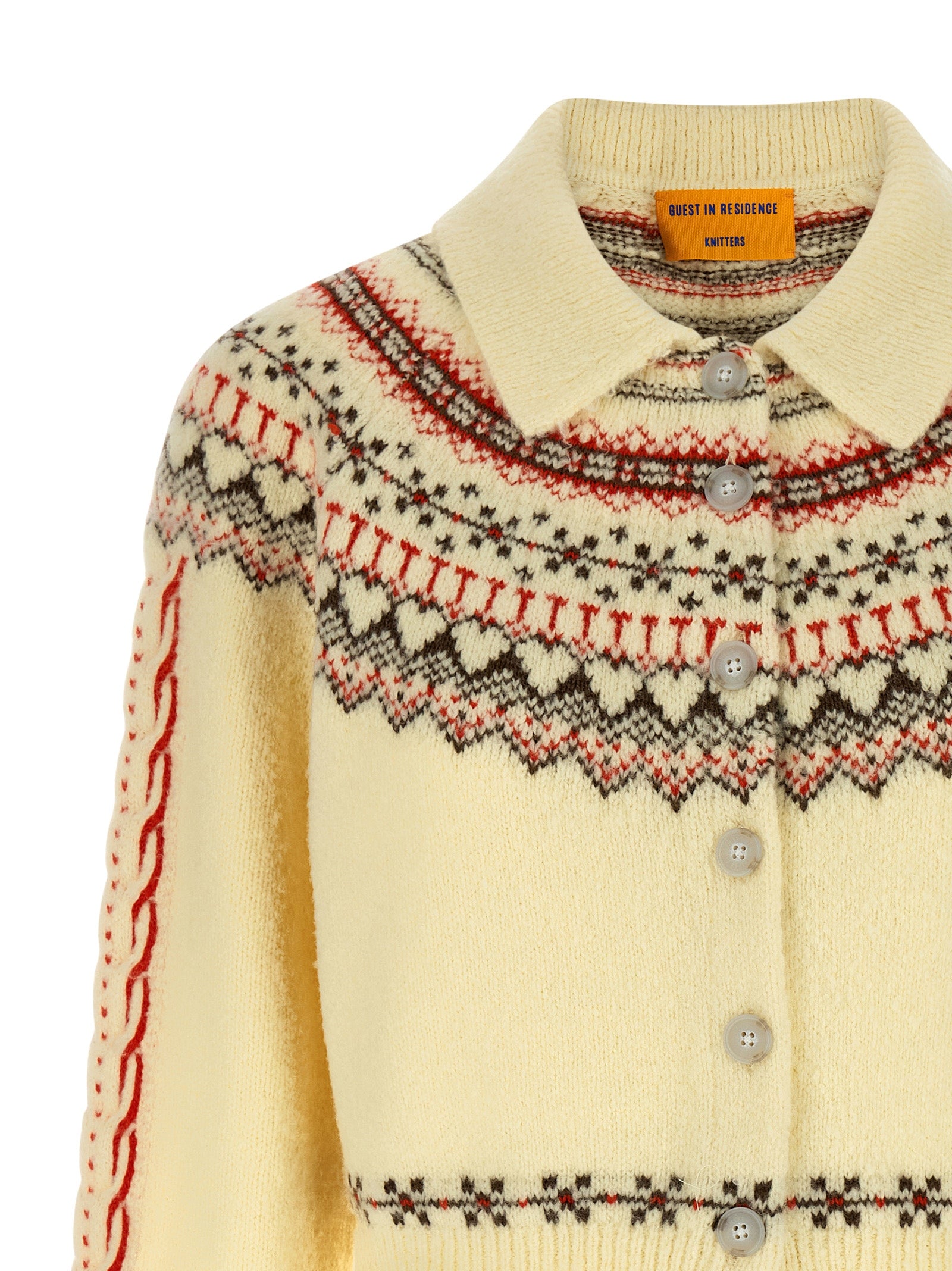 Cloud Chalet cardigan Multicolor Wool Cachemire Sweater, Cardigans