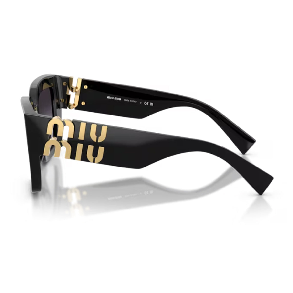 Miu 0MU B05S Glimpse 16K90A Nero Acetate Occhiali Da Sole